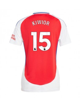 Arsenal Jakub Kiwior #15 Heimtrikot für Frauen 2024-25 Kurzarm